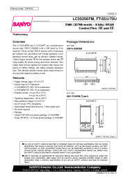 Datasheet LC35256FM manufacturer Sanyo