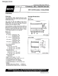 Datasheet LC36256ALL-10W manufacturer Sanyo