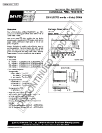 Datasheet LC36256ALL-12 manufacturer Sanyo