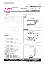 Datasheet LC371100ST-10LV manufacturer Sanyo
