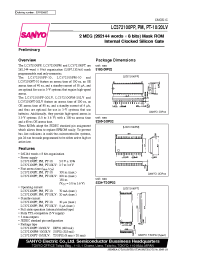 Datasheet LC372100PT-10LV manufacturer Sanyo