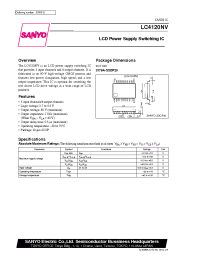 Datasheet LC4120NV manufacturer Sanyo