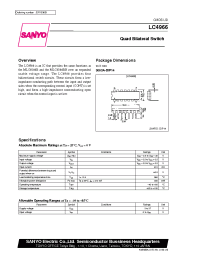 Datasheet LC4966 manufacturer Sanyo