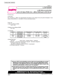 Datasheet LC573202A manufacturer Sanyo