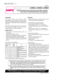 Datasheet LC5822 manufacturer Sanyo