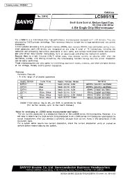 Datasheet LC5851N manufacturer Sanyo