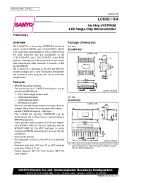 Datasheet LC651102L manufacturer Sanyo