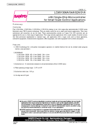 Datasheet LC651306A manufacturer Sanyo