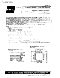 Datasheet LC6520C manufacturer Sanyo