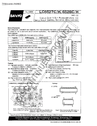 Datasheet LC6527H manufacturer Sanyo