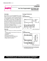 Datasheet LC6528N manufacturer Sanyo