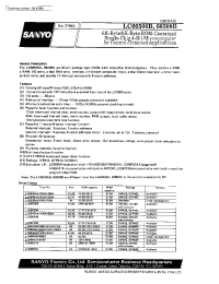 Datasheet LC66506 manufacturer Sanyo