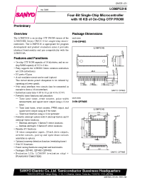 Datasheet LC66E2316 manufacturer Sanyo