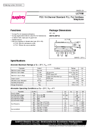 Datasheet LC7150 manufacturer Sanyo