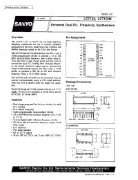 Datasheet LC7153 manufacturer Sanyo