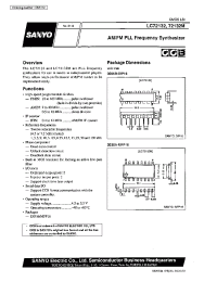 Datasheet LC72132 manufacturer Sanyo