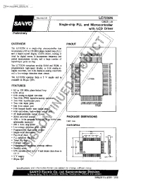 Datasheet LC7232N manufacturer Sanyo