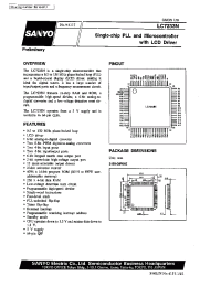 Datasheet LC7233N manufacturer Sanyo