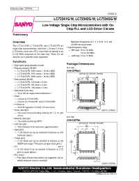 Datasheet LC72341W manufacturer Sanyo
