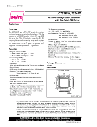 Datasheet LC72346 manufacturer Sanyo