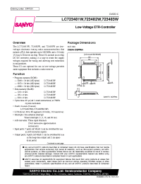 Datasheet LC723481W manufacturer Sanyo