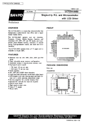 Datasheet LC7234-8460 manufacturer Sanyo