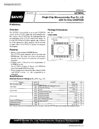 Datasheet LC72E32 manufacturer Sanyo