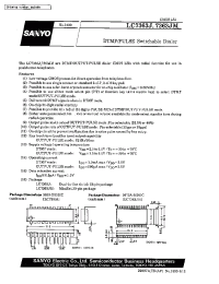 Datasheet LC7363J manufacturer Sanyo