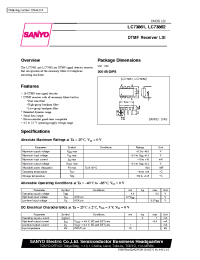 Datasheet LC73862 manufacturer Sanyo