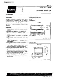 Datasheet LC74763M manufacturer Sanyo