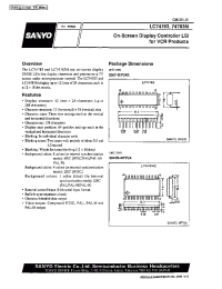 Datasheet LC74783 manufacturer Sanyo