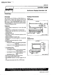 Datasheet LC74795 manufacturer Sanyo