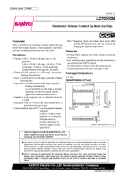 Datasheet LC75343M manufacturer Sanyo