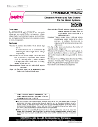 Datasheet LC75384NE-R manufacturer Sanyo