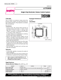 Datasheet LC75395 manufacturer Sanyo