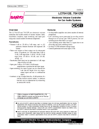 Datasheet LC75412E manufacturer Sanyo