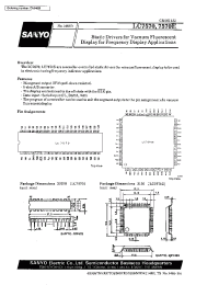 Datasheet LC7570 manufacturer Sanyo