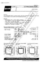 Datasheet LC7582 manufacturer Sanyo