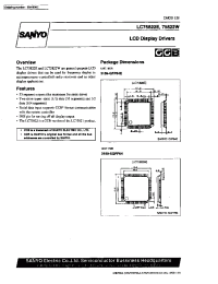 Datasheet LC75822W manufacturer Sanyo