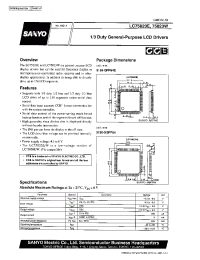 Datasheet LC75823E manufacturer Sanyo