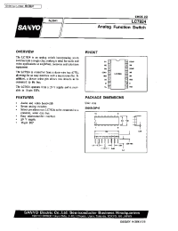 Datasheet LC7824 manufacturer Sanyo