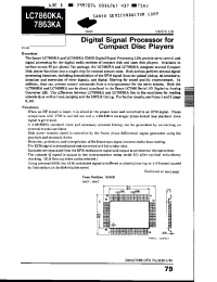 Datasheet LC7860N manufacturer Sanyo