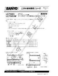 Datasheet LC7883 manufacturer Sanyo
