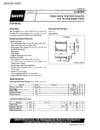 Datasheet LC78836 manufacturer Sanyo