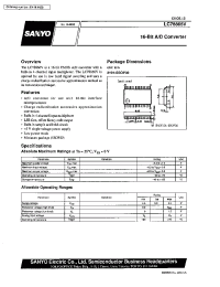 Datasheet LC78866V manufacturer Sanyo