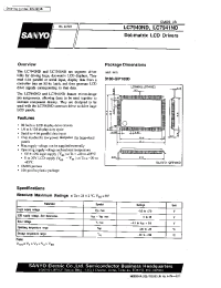 Datasheet LC7940ND manufacturer Sanyo