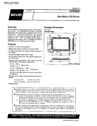 Datasheet LC79430 manufacturer Sanyo