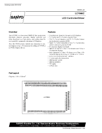 Datasheet LC7986 manufacturer Sanyo