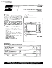 Datasheet LC8213 manufacturer Sanyo