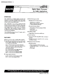 Datasheet LC83015 manufacturer Sanyo